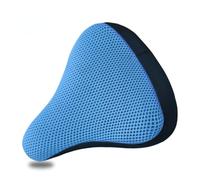 Keenso Coussin de Siège de Vélo, Housse de Siège de Vélo Rembourrée en Gel Respirant pour Hommes et Femmes (Bleu Clair
