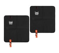 Keenso Coussin de Siège Portable, Coussin D'assise Portable en Mousse EPE en Tissu Oxford Imperméable avec Mousqueton pour Les Pique-niques de Pêche de Randonnée en Plein Air (2PCS)