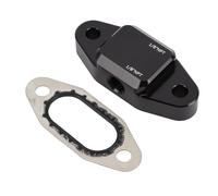 Keenso Couvercle de Dérivation du Refroidisseur D'huile Moteur LS, en Alliage D'aluminium, Compatible avec les Moteurs Gen III et IV 4.8L, 5.3L, 5.7L, 6.0L et 6.2L, avec 2 Ports NPT