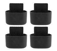 Keenso Couvercle de Pieds de Table de Tapis, 4pcs Coussinets de Table de en Caoutchouc Mobilier Ovale Protecteurs de Pied Non Glissement Gardiens avec Une Installation Facile pour
