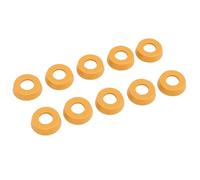 Keenso Couvercle de Queue de Queue de Billard, Manchon de Protection en Caoutchouc, Absorption des Vibrations, Conception Anti-Friction pour Bâtons de de Billard et de Snooker (Jaune 21,5 mm/0,8