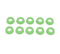 Keenso Couvercle de Queue de Queue de Billard, Manchon de Protection en Caoutchouc, Absorption des Vibrations, Conception Anti-Friction pour Bâtons de de Billard et de Snooker (Vert 21,5 mm/0,8