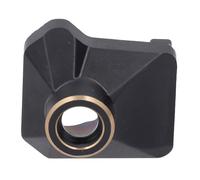 Keenso Couvercle d'essieu Central en Laiton pour Voitures RC G63 1/10, Installation Facile, Traction Améliorée, Conception Robuste pour Les Aventures Tout-Terrain (Black)