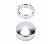 Keenso Couvercle d'extrémité de Poignée de Fitness, Capuchons de Protection en Alliage D'aluminium pour Poignées de Tube de 32 Mm, avec Bords Lisses pour la sécurité, pour équipement