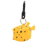 Keenso Couvercle du Régulateur de Plongée, Dessin animé Poisson Scuba Dive Ponde-Oreille Couverture de la Poussière Deuxième étage Holder avec Clip (Poisson à Pois Jaunes)