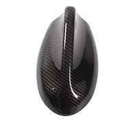 Keenso Couverture d'antenne d'aileron de Requin, Couverture 'antenne de Toit de Style Fibre de Carbone ABS, Garniture Extérieure Auto-adhésive de 175 Mm pour 952 2015+ et Stelvio 2016+