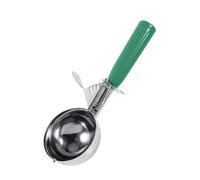 Keenso Cuillère à Crème Glacée en Acier Inoxydable avec Poignée en Plastique, Service de Crème Glacée sans Effort, Prise Confortable pour un Usage Domestique (6,5 cm)