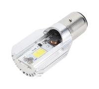 Keenso DC 12V Ampoule de Phare 800lum 6500 K Feux de Haute/Basse Faisceau COB LED pour Cyclomoteur Scooter Moto Xenon Lumière Blanc en Aluminium