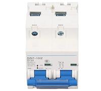 Keenso DC Circuit Breaker 10KA Capacité de Rupture pour le Système D'alimentation à Courant Continu Réaction Rapide, Double Protection, Couvercle PC Effectif de Tir à L'arc de 500 V (125A)