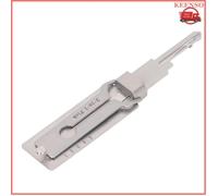 KEENSO décodeur de clés à main Décodeur clé 2 en 1 en acier inoxydable Clé Pick Up Hook Tool Mardware for quincaillerie outils
