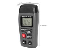 Keenso Détecteur d'humidité du Bois, Testeur D'hygromètre Précis pour Noyer, Palissandre, Hévéa, Capteur d'humidité LCD pour Les Menuisiers