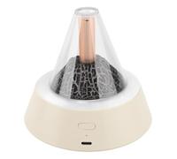 Keenso Diffuseur d'aromathérapie en forme de flamme - Humidificateur d'air coloré pour la maison, la chambre à coucher, le bureau, facile à remplir avec un éclairage ambiant pour la méditation, le