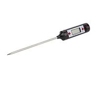 Keenso Dispositifs de Mesure de la Température, Sonde de Thermomètre Numérique pour Cuisines Viande de Viande de Barbecue, Haute Précision, Mémoire de Température, Indicateur à Basse Tension,