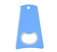 Keenso Dissolvant de Peigne Cire Planche Surf Portable Outil Nettoyage qualité avec Trou pour Porte clés(Bleu)-Peigne Wax