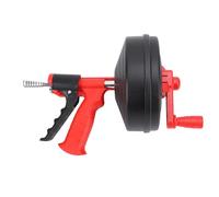 Keenso Drain Snake Nettoyeur de Canalisation Flexible avec Ressort en Acier au Manganèse 65, Fonctionnement Manuel ou par Perçage pour Tuyaux de 50 à 75 Mm, Dissolvant Efficace de Bouchons de