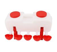 Keenso Eau de Poulet 10 L Grande capacité à moitié Automatique de Volailles Automatiques pour Eneengans, Adhérence Ergonomique pour Les Groupes D'âge, Robust Stand for Chicken Co -OP Accessoires