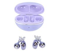 Keenso Écouteurs sans Fil, écouteurs Bluetooth, Confort Léger, 8 Heures de Lecture, Parfaits pour Les Femmes avec de Petites Oreilles et des Lunettes (Purple)
