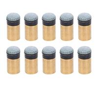 Keenso Embouts de Queue de Billard, 10 Pièces, Accessoires pour Boules de Billard, Embouts de Vis de Rechange pour Queue de Billard à Neuf Boules (12 mm)