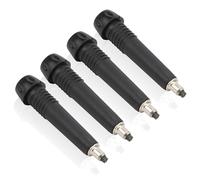 Keenso Embouts pour bâtons Marche, 4 PCS Embouts Remplacement pour bâtons de randonnée en Acier au Carbone tungstène Portable Alpenstock Embouts de Remplacement pour bâtons de Marche pour randonnée