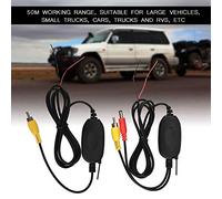 Keenso Émetteur de Récepteur de Caméra sans Fil avec des Signaux Stables pour des Images Claires pour Les Lecteurs de DVD de Voiture, Kit de Récepteur Vidéo 2,4 G pour Les Gros Véhicules et Camions