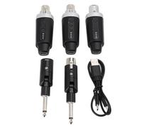 Keenso Émetteur-récepteur XLR sans Fil Système D'adaptateur de Micro UHF Appairage Automatique Contrôle du Volume à Distance pour les Grands Concerts sur Scène Matériau ABS