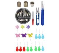 Keenso Enfile-aiguille à Bord Tranchant Durable, Ensemble de Couture pour la Couture à la Main, adapté à la Plupart des Industries