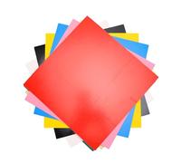 Keenso Ensemble de Feuilles de contreplaqué 8 Pièces Colorées Pré-enduites pour les Projets D'artisanat et de Gravure Tilleul 300x300x3mm