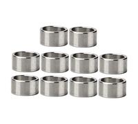Keenso Ensemble de Lave-glace en Acier Inoxydable 10pcs 15 Mm OD 12 Mm Kit de Pièce Accessoire Matériel pour la Création D'espace et les Mouvements Lisses sur les Arbres et les Roulements