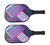 Keenso Ensemble de Pickleball, Pagaies Légères en Fibre de Verre avec Une Plus Grande Surface, Prise Confortable pour Les Débutants et Les Séances d'entraînement (Type 1)