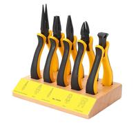 Keenso Ensemble de Pinces à Bijoux, Outils de Coupe et de Préhension Multifonctionnels Durables pour la Fabrication de Bijoux Artisanaux 4 Pouces 5 Pièces