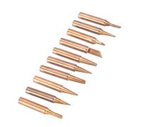 Keenso Ensemble de Pointe de Rayon de Cuivre pour une Station de Soudage 852D, 10pcs EasyTotin Iron Conseils pour Corriger les Ponts et Tirer