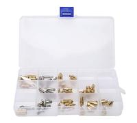 Keenso Ensemble de Pointes de Stylo Pyrogravure, 57 Pièces, Accessoires de Soudage en Cuivre Durables pour la Gravure, Boîte de Rangement pour L'artisanat