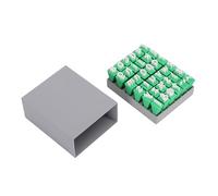 Keenso Ensemble de Tampons de Lettres en Argile, Gaufreur Durable en Minuscules pour L'artisanat de Tasses et de Décorations, Matériau ABS
