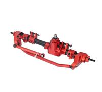 Keenso Ensemble d'essieu Avant, Alliage d'aluminium, Performances et stabilité Améliorées pour Voiture SCX10 Pro RC 27t 8t, Engrenages Internes