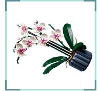 KEENSO ensembles de construction de bouquets de fleurs Kit de Blocs de Construction Phalaenopsis Exquis 608 Pièces, deco statue