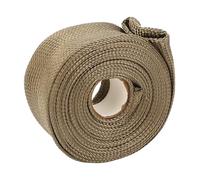 Keenso Enveloppe d'isolation Thermique pour Tuyau, Manchon de Tuyau d'échappement en Fibre de Basalte, Enveloppe Résistante à la Chaleur de 9,8 Pieds pour Applications de Moto et de Voiture