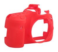 Keenso Étui de Protection en Silicone Antidérapant pour Appareil Photo, Housse Souple Légère pour 60D, étui de Protection pour Appareil Photo Anti-poussière pour Les Voyageurs (Rouge)