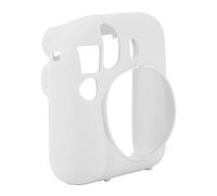 Keenso Étui en Silicone pour Mini Caméra 12, Housse de Protection Souple Anti-poussière, Forte Adhérence pour Le Cyclisme, Noir (White)