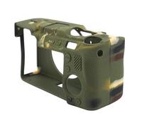 Keenso Étui en Silicone Souple pour Appareil Photo, Couleur Vive, Housse de Protection Antidérapante pour A7CII A7CR, étui de Protection Personnalisable pour Appareil Photo (Camouflage)