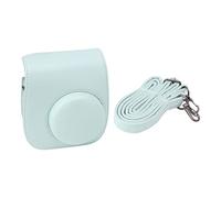 Keenso Étui Portable en Cuir PU pour Appareil Photo instantané, avec Bandoulière, pour Appareil Photo Mini 12 11, Activités de Plein Air (Green)