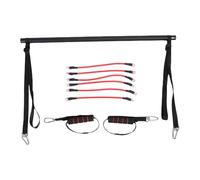 Keenso Exercice Pilates Bar, Latex Pilates Toning Bar Kit avec Six Bandes de Fitness Réglables, pour Un Entraînement Complet du Corps