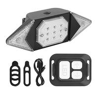 Keenso feu arrière pour vélo, feu de Clignotant arrière de vélo Avertissement de sécurité Frein de vélo feu arrière télécommande sans Fil(Bike Turn Signal Light)