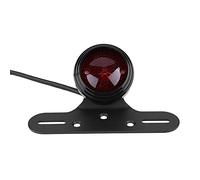 Keenso Feux Arrière, Feux Stop Feux LED Clignotants Lumière de Frein Flexible de Queue Feux de Signalisation Lampe de Plaque d'Immatriculation Feux d'Avertissement Lumière d'Arrêt Universel (Black)