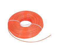 Keenso Fil de Coupe en Nylon en Nylon Ligne de 120 M, échange de Câbles Ronds Durable, adapté à Différentes et Marques de Pelouse Orange