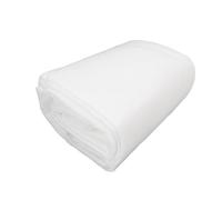 Keenso Filtre Primaire Blanc en Coton, Forte capacité D'adsorption pour Machines à Laver et Climatiseurs, 3MM, 1 Rouleau