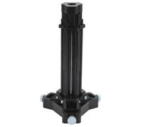 Keenso Flèche 3D Fletching Jig Outil de Liaison pour Fletching Portable à échelle Transparente Réglable pour Tiges de Flèche de 3,6 à 10 Mm (Le Noir)