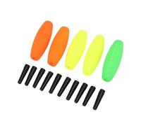 Keenso Flotteurs de Pêche en Mousse EVA Haute visibilité, 5 Pièces, pour la Pêche en Eau Salée, en Eau Douce, au Bar, à la Carpe, à la Truite, aux Appâts Vivants (M)