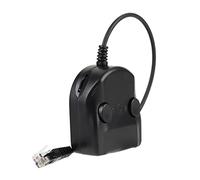 Keenso Formation Adaptateur Splitter Adaptateur Volume Contrôle de Casque Crystal pour les Centres D'appels Easy Formations de Marketing Téléphone Double Jack and Mute Switch