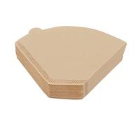 Keenso Formulaire de Ventilateur 2 à 4 Tasses de Papier Filtre à café pour un Nettoyage Facile, Goût Supérieur pour les Cuisines Domestiques-utilisateurs