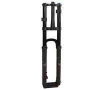 Keenso Fourche avant de vélo, fourche à suspension en alliage d'aluminium 29 pouces, noir, 3362 G, pour cycliste de trail, support de roue avant et absorption des chocs